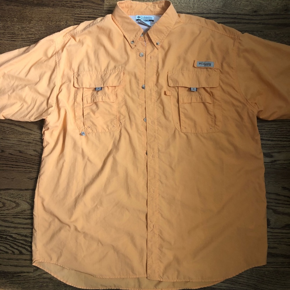 Orange Columbia PFG shirt